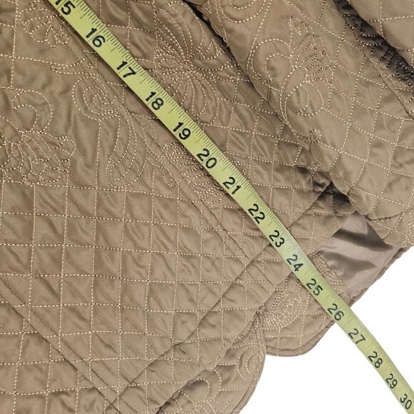 RQT Women’s Size Large Quilted Floral Embroidered Blazer Jacket - Picture 9 of 16